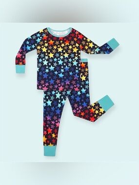NIB LS Shades Of Stars Pj Set
